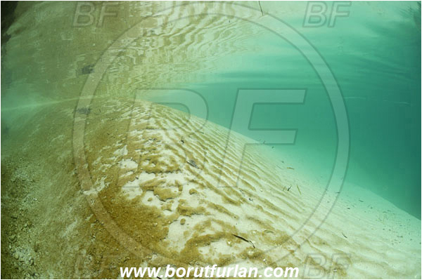 River, Soca, Slovenia, Sand