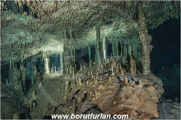 Cave, Dream gate, Cenotes, Tulum, Yucatan, Mexico, Stalactite