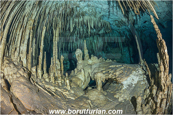 Cave, Dream gate, Cenotes, Tulum, Yucatan, Mexico, Stalactite
