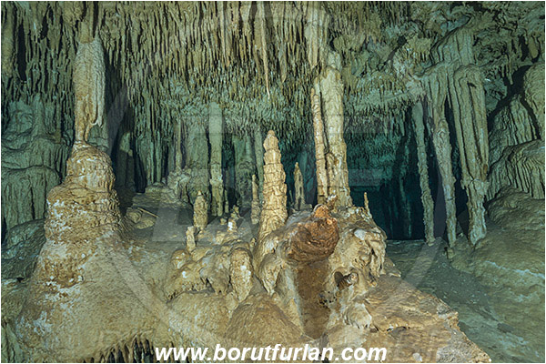 Cave, Dream gate, Cenotes, Tulum, Yucatan, Mexico, Stalactite