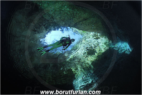 Island Susac, Croatia, Adriatic sea, Mediterranean sea, Reef, Cave, Diver, Sea lake, Trees