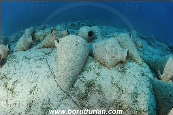 Kas, Turkey, Mediterranean sea, Amphora, Amphoras, Sand