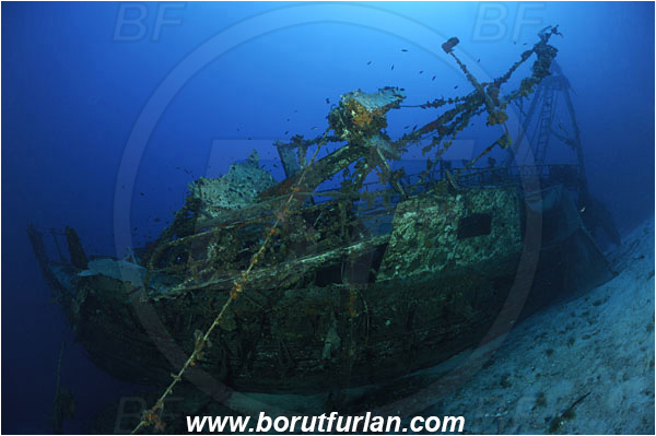 Island Vis, Croatia, Adriatic sea, Mediterranean sea, Wreck Fortunal, Wreck, Fortunal