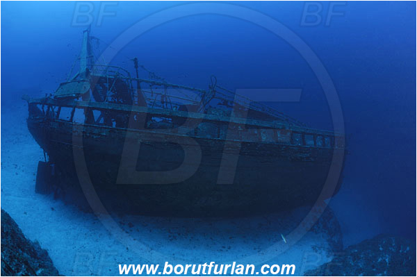 Island Vis, Croatia, Adriatic sea, Mediterranean sea, Wreck Fortunal, Wreck, Fortunal