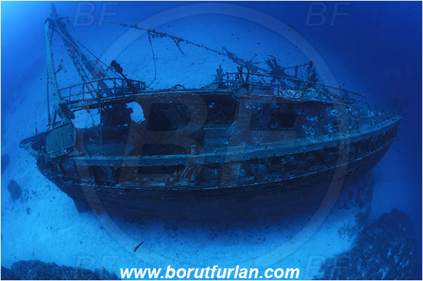 Island Vis, Croatia, Adriatic sea, Mediterranean sea, Wreck Fortunal, Wreck, Fortunal