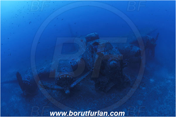 Island Vis, Croatia, Adriatic sea, Mediterranean sea, Wreck, Airplane, Bomber, B-17, Flying fortress