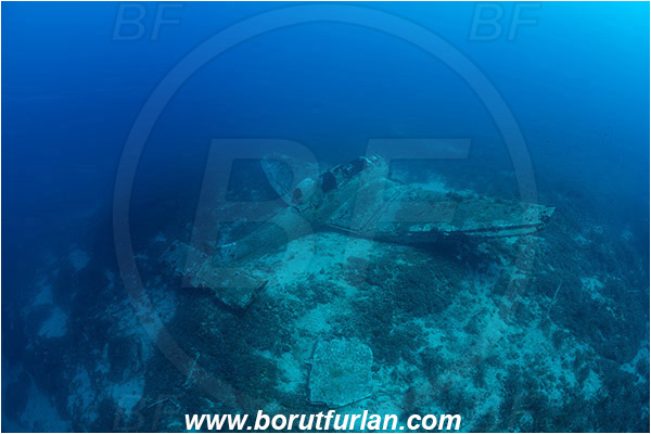 Island Zirje, Croatia, Adriatic sea, Mediterranean sea, Wreck, Airplane, Junkers JU-87 - Stuka