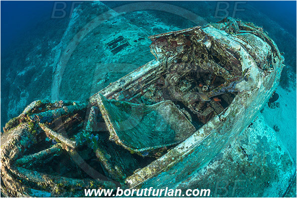 Island Zirje, Croatia, Adriatic sea, Mediterranean sea, Wreck, Airplane, Junkers JU-87 - Stuka, Cockpit