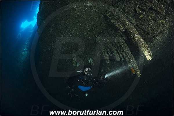 Island Brac, Croatia, Adriatic sea, Mediterranean sea, Reef, Cave, Stalactite, Diver