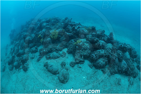 Island Pag, Croatia, Adriatic sea, Mediterranean sea, Amphora, Amphorae, A bunch of amphorae