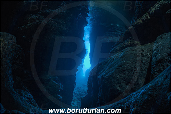 Island Dugi otok, Croatia, Adriatic sea, Mediterranean sea, Reef, Canyon, Cave