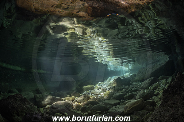 Island Dugi otok, Croatia, Adriatic sea, Mediterranean sea, Reef, Cave, Beach, Stones, Reflections
