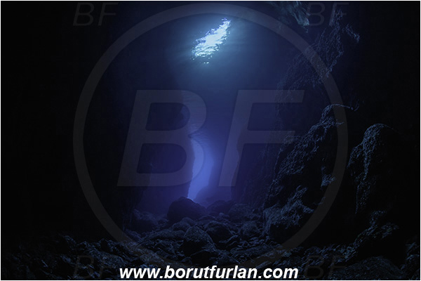 Island Bisevo, Croatia, Adriatic sea, Mediterranean sea, Reef, Cave, Medvidina cave, Canyon
