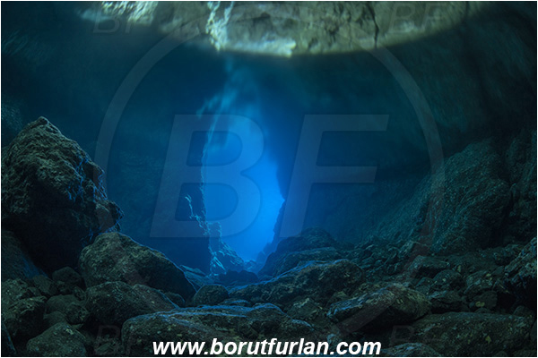 Island Bisevo, Croatia, Adriatic sea, Mediterranean sea, Reef, Cave, Medvidina cave, Canyon