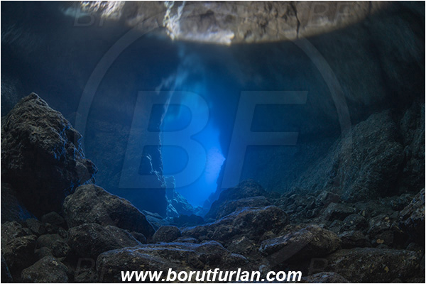Island Bisevo, Croatia, Adriatic sea, Mediterranean sea, Reef, Cave, Medvidina cave, Canyon