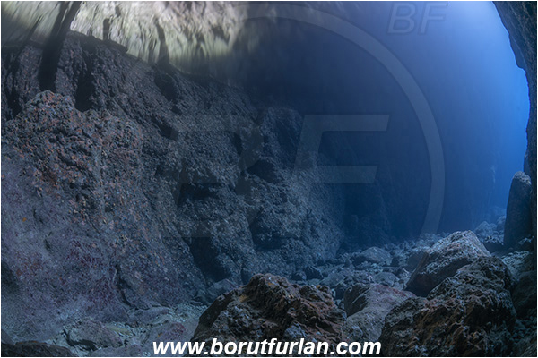 Island Bisevo, Croatia, Adriatic sea, Mediterranean sea, Reef, Cave, Medvidina cave, Canyon