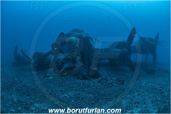 Island Vis, Croatia, Adriatic sea, Mediterranean sea, Wreck, Airplane, Bomber, B-17, Flying fortress