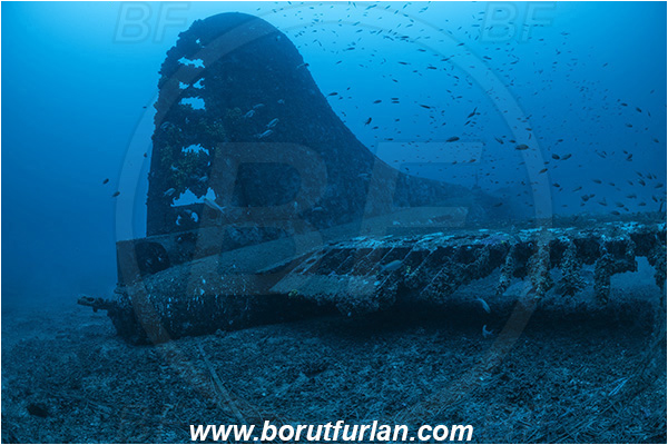 Island Vis, Croatia, Adriatic sea, Mediterranean sea, Wreck, Airplane, Bomber, B-17, Flying fortress