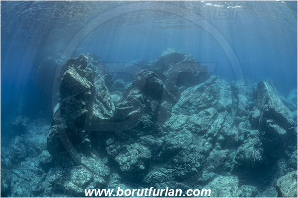 Island Brusnik, Croatia, Adriatic sea, Mediterranean sea, Reef, Rocks