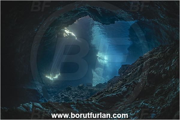 Island Korcula, Croatia, Adriatic sea, Mediterranean sea, Reef, Cave, Canyon