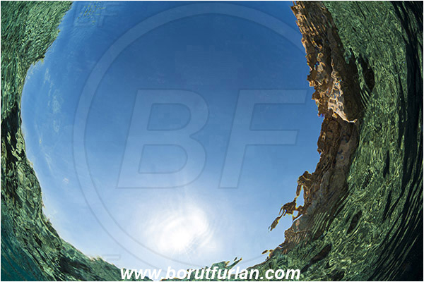 Ras Muhammad, Sinai, Egypt, Red sea, Sky, Surface, reflection, Snell window