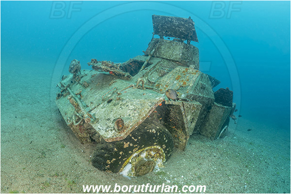 Aqaba, Jordan, Red sea, Wreck, Tank wreck, Tank, Armoured car, Car wreck, Car